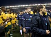 The Scotland players are given a guard of honour by Australia after their stunning 53-24 win in 2017. Picture: Gary Hutchison/SNS