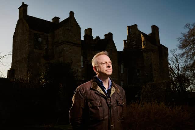 Philip Long, pictured at Kellie Castle in Fife, took over as chief executive of the National Trust for Scotland in summer 2020 -- at the height of the "worst crisis" in the independent charity's history. Picture: Malcolm Cochrane