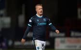 Leigh Griffiths in action for Dundee during a cinch Premiership match between Dundee and Motherwell at the Kilmac Stadium at Dens Park, on November 27, 2021, in Dundee, Scotland. (Photo by Craig Foy / SNS Group)