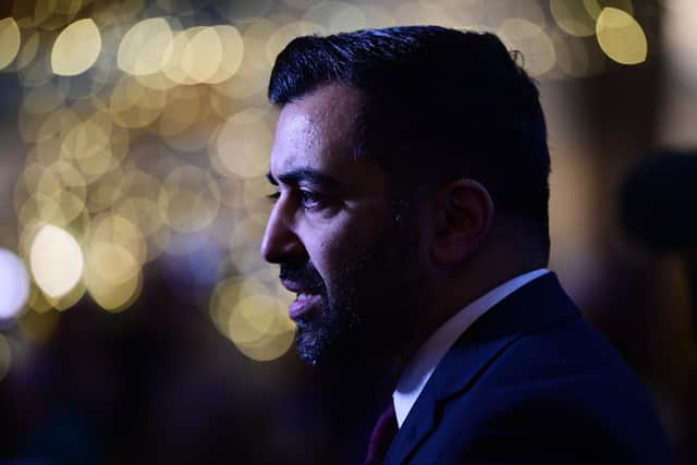 SNP Leader Humza Yousaf launches the party's general election campaign. Picture: John Devlin