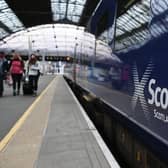 ScotRail passenger numbers fell by up to 95 per cent during pandemic lockdowns. Picture: John Devlin