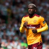 Cedric Kipre in action for Motherwell during the Scottish Cup final against Celtic at Hampden on May 19, 2018. Pic: Craig Foy, SNS