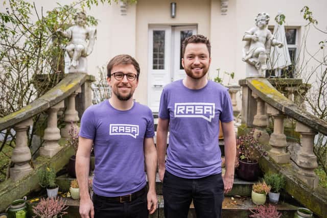 From left: Rasa co-founders Alex Weidauer and Alan Nichol. Picture: contributed.