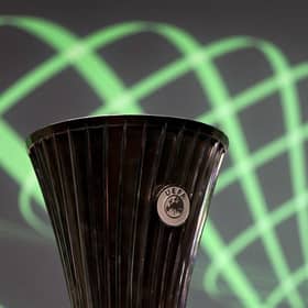 Hearts will compete in the Europa Conference League. (Photo by FABRICE COFFRINI/AFP via Getty Images)