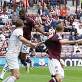 Hearts' Odel Offiah scores on his debut to help his side to a 4-0 win over Partick. (Photo by Mark Scates / SNS Group)