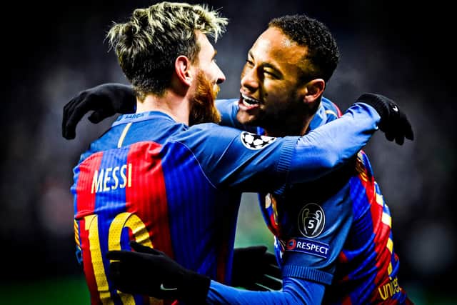 Former team Lionel Messi and Neymar will face off in the final this weekend. SNS Group Rob Casey