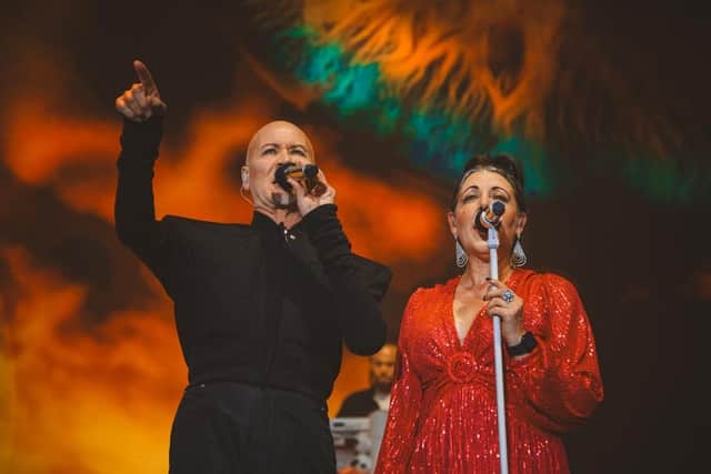 South Yorkshire icons The Human League are still going strong after nearly fifty years. Photo: CUFFE & TAYLOR/THE PIECE HALL