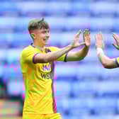 Scott Banks of Crystal Palace celebrates scoring from a free kick in a pre-season friendly against Reading on Saturday. Pic: Getty Images.