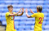 Scott Banks of Crystal Palace celebrates scoring from a free kick in a pre-season friendly against Reading on Saturday. Pic: Getty Images.