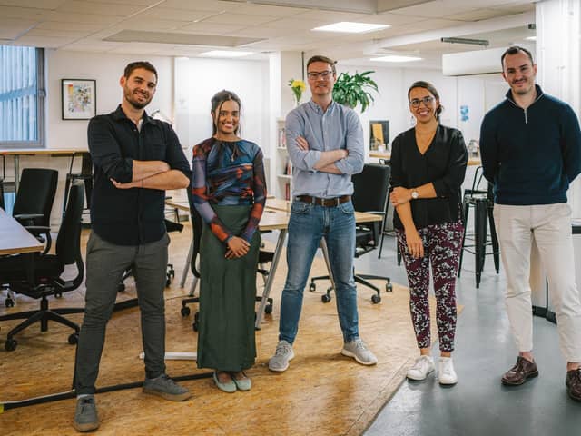 Nick Murray, Janani Prabhakaran, Euan Cameron, Carolina Melendez and Dec McLaughlin.