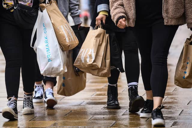 Scottish consumers are now prioritising everyday essentials while fashion fixes have taken more of a backseat, according to the report. Picture: Jeff J Mitchell/Getty Images.