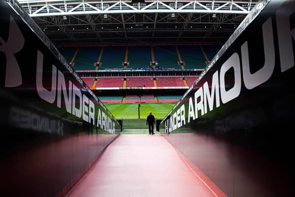No spectators are able to attend venues such as the Principality Stadium right now.
