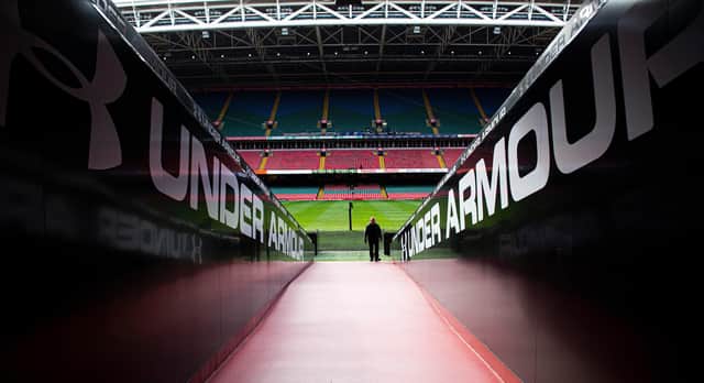 No spectators are able to attend venues such as the Principality Stadium right now.