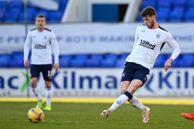 Rangers defender Jack Simpson could be in line for his first experience of Old Firm action when the Glasgow giants meet for the fifth time this season on Sunday. (Photo by Rob Casey / SNS Group)