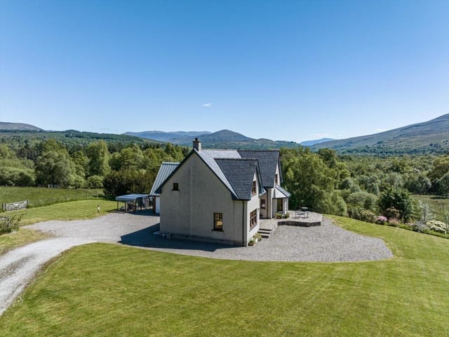 Side view of property.