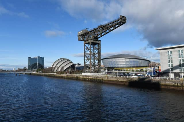 The United Nations COP26 climate summit is being held at the Scottish events campus in Glasgow. RMT has announced strike ballot on Scotrail over pay dispute Picture: John Devlin