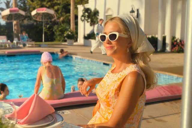 Leslie Bibb in Palm Royale, which is set in Florida in the 1960s. Picture: Apple TV+