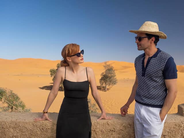 Jessica Chastain and Christopher Abbot in The Forgiven, screening as part of this year's Edinburgh International Film Festival PIC: Courtesy of EIFF