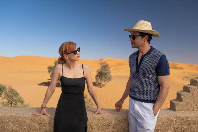 Jessica Chastain and Christopher Abbot in The Forgiven, screening as part of this year's Edinburgh International Film Festival PIC: Courtesy of EIFF