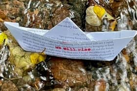 A flotilla of 1,000 paper boats, made from newspapers and magazines and carrying massages of climate hope, will be presented to politicians at Holyrood during the demonstration next week