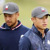 Xander Schauffele, left, and Collin Morikawa are among six rookies in the US team for the 43rd Ryder Cup at Whistling Straits. Picture: Patrick Smith/Getty Images.