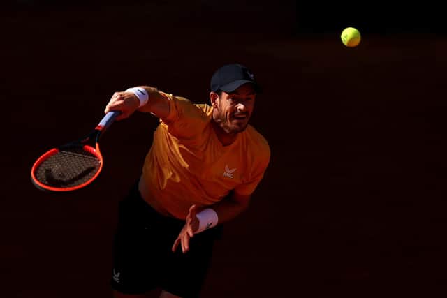 Andy Murray suffered defeat against Andrea Vavassori in Madrid last week.
