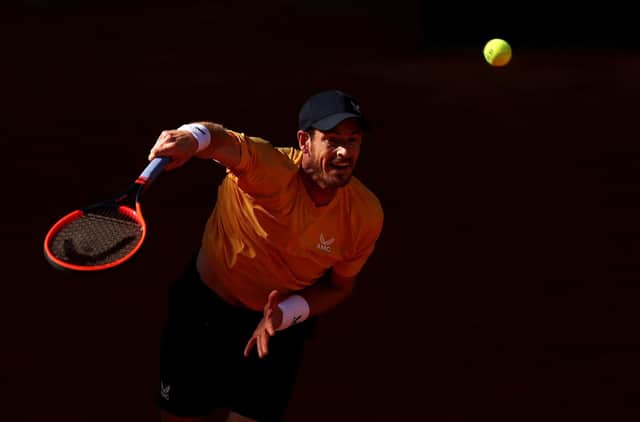 Andy Murray suffered defeat against Andrea Vavassori in Madrid last week.