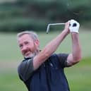Graham Fox, pictured playing in last year's Loch Lomond Whiskies' Scottish PGA Championship at West Kilbride, leads the way in the Northern Open at Moray. Picture: Mark Runnacles/Getty Images.