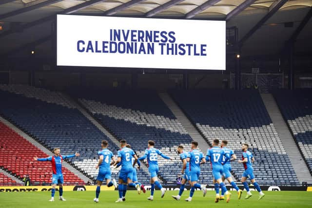 Inverness will be hoping to produce the Scottish Cup final's biggest shock when they face Celtic. (Photo by Ross MacDonald / SNS Group)