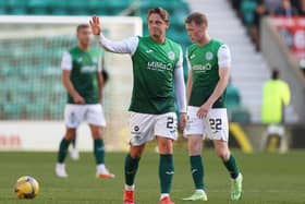 Hibs' Scott Allan was an influential figure as the Leith side fought back from a poor first half to earn a draw against St Mirren. Photo by Craig Williamson / SNS Group