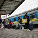The Ukrainian train service has been key to helping people flee the conflict.