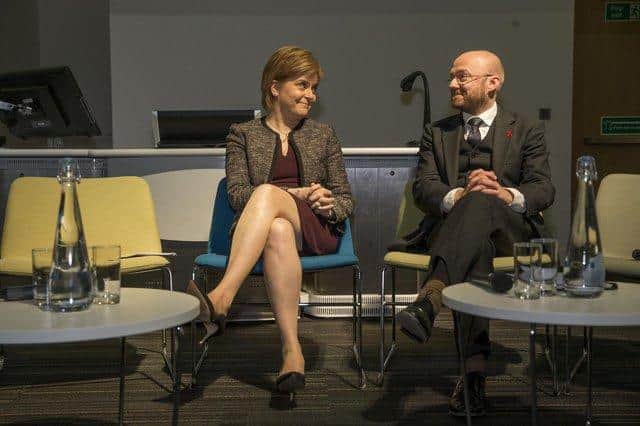 Nicola Sturgeon and Patrick Harvie are said to be close to a deal.