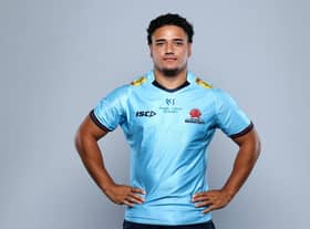 Mosese Tuipulotu has been named on the bench for the Waratahs' Super Rugby match against Hurricanes. (Photo by Brendon Thorne/Getty Images for Rugby Australia)