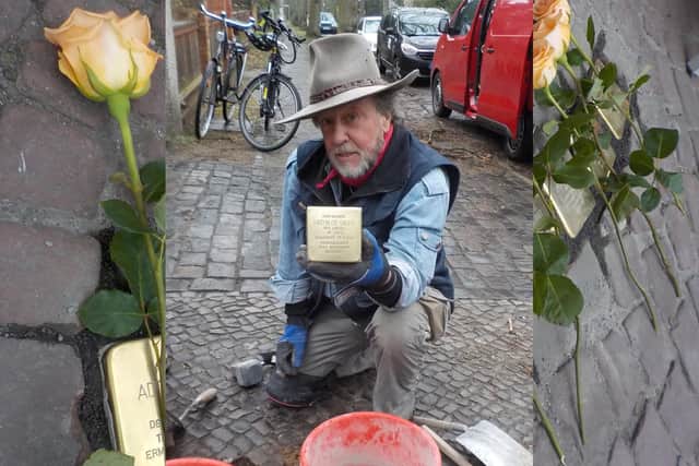 Stolpersteine are placed for people who were persecuted during the Nazi era. Picture: Katja Demnig
