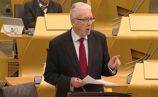 Constitution secretary Mike Russell had urged MSPs to “stand up and defend devolution”
