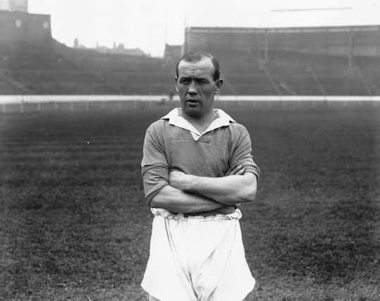 Hughie Gallacher, the Newcastle and Scotland footballer, pictured in September, 1933. (Photo by Fox Photos/Getty Images)