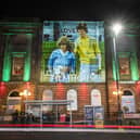 An image from the Scottish coming-of-age romantic comedy film Gregory’s Girl was projected onto the Filmhouse in Edinburgh after it was suddenly closed down when its operator went into administration. Picture: Jane Barlow