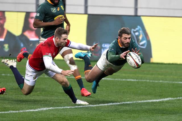South Africa full-back Willie le Roux had a try disallowed for offside in the second half. Picture: EJ Langner/Gallo Images/Getty Images