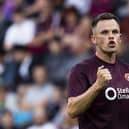 Hearts striker Lawrence Shankland continues to be linked with a move to Rangers. (Photo by Craig Foy / SNS Group)