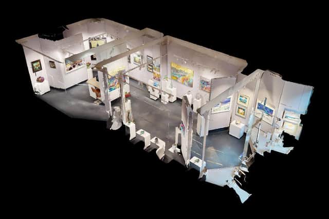 Customers of Morningside Gallery can take a virtual tour of the site. Picture: 360 Virtual Studios.