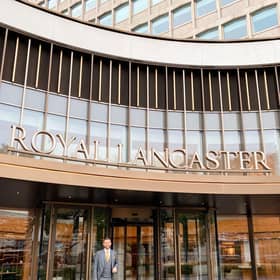 The multi-storeyed Royal Lancaster London is a mid-century architectural icon designed by Richard Seifert.