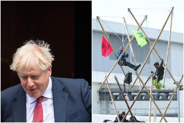 Boris Johnson condemns Extinction Rebellion targeting newspapers as 'completely unacceptable'
