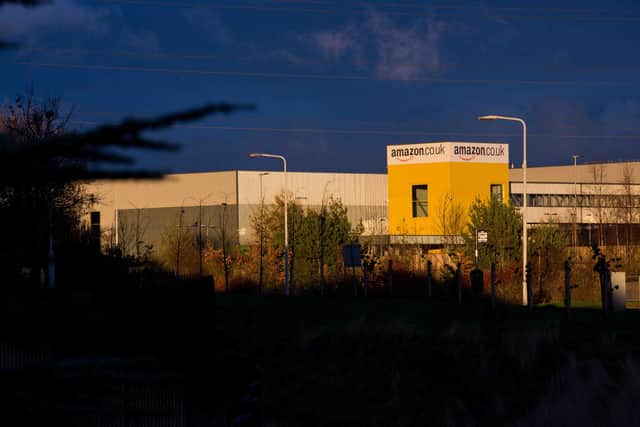 Cases of Covid-19 have been confirmed at the Amazon Fulfilment Centre in Dunfermline.  (Pic: Alex Hewitt)