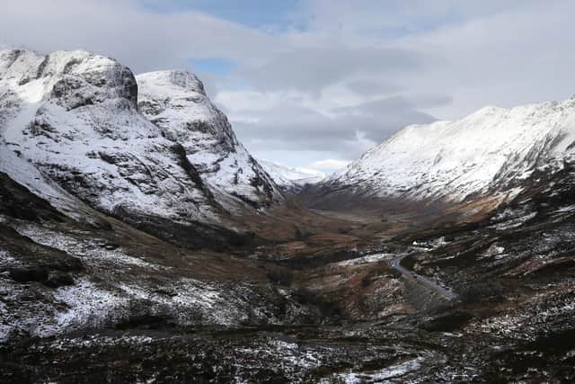 A view of Glencoe in the Scottish Highlands. Picture: Andrew Milligan/PA