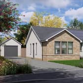 An artist's impression of one of the new homes being built at the development near Penicuik in Midlothian.