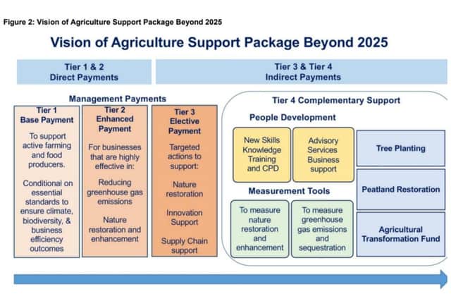 An infographic from the Scottish Government's website page on proposals for the new Agriculture Bill (pic: Scottish Government)