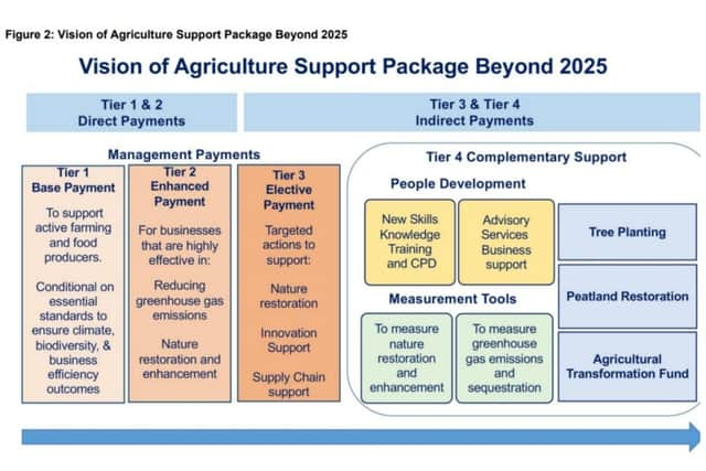 An infographic from the Scottish Government's website page on proposals for the new Agriculture Bill (pic: Scottish Government)