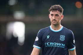 Dundee midfielder Shaun Byrne could be out for up to 12 weeks. Picture: SNS