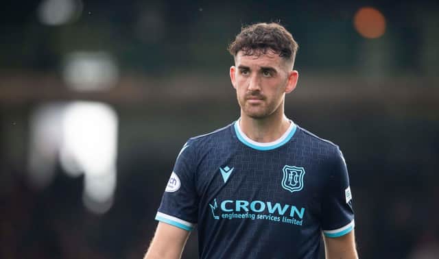 Dundee midfielder Shaun Byrne could be out for up to 12 weeks. Picture: SNS