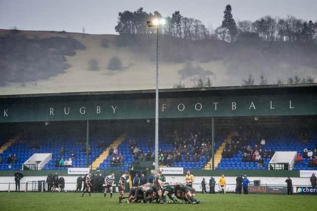 Mansfield Park will host the Border League final between Hawick and Kelso, kick-off 7.30pm. Picture: Ross Parker/SNS